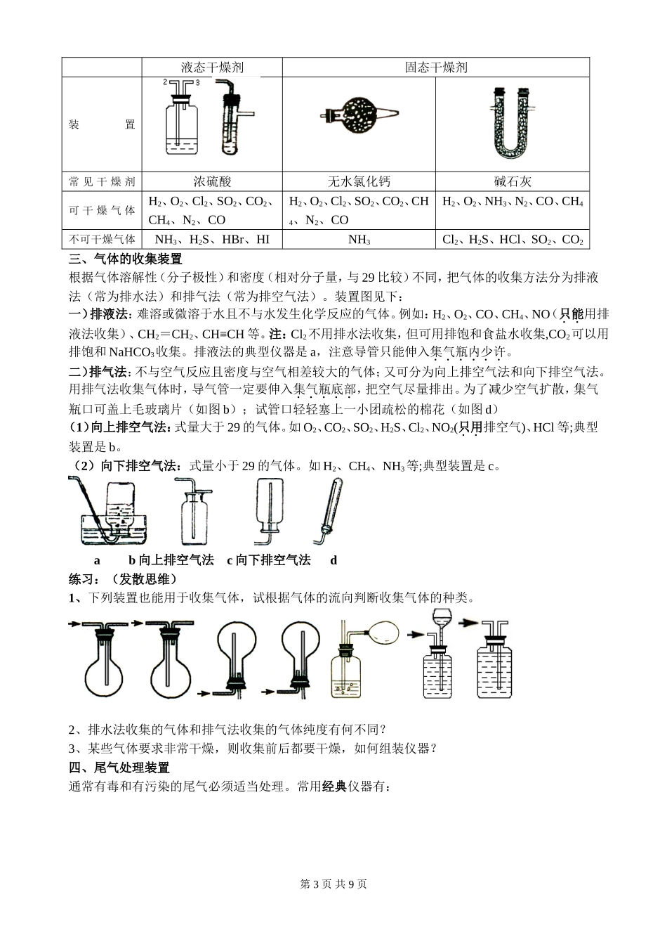 气体的制备及其装置_第3页