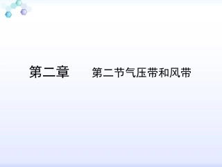 气压带和风带--自制MicrosoftPowerPoint幻灯片
