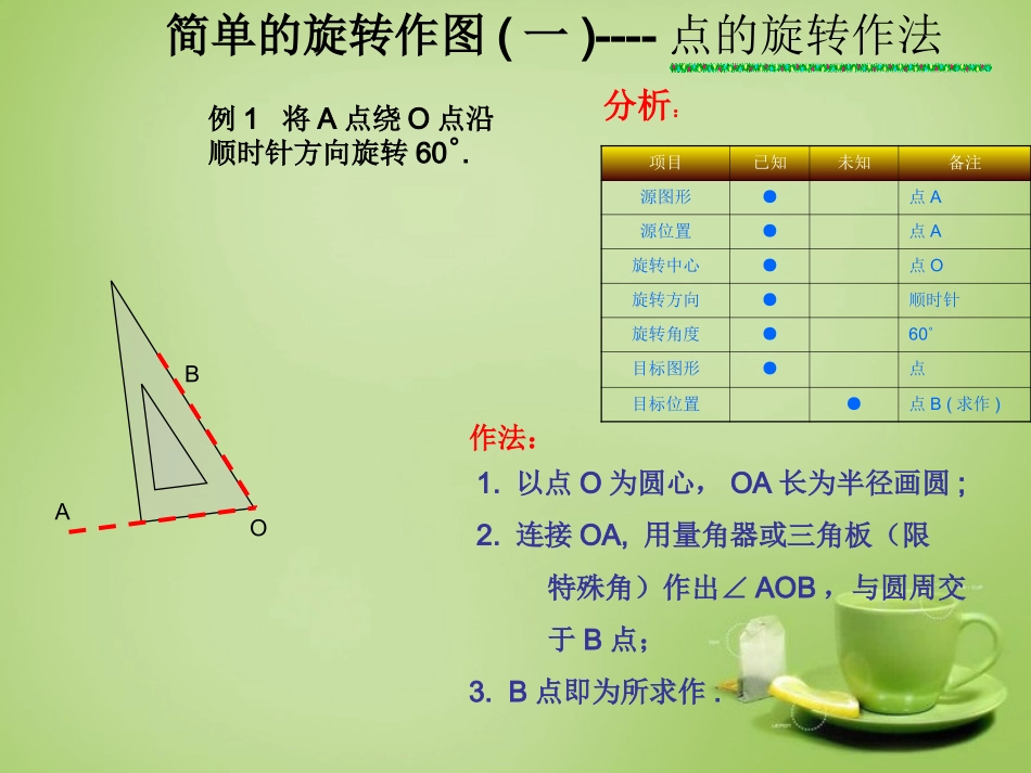 广东省惠东县教育教学研究室九年级数学上册23.1图形的旋转课件4新人教版_第2页