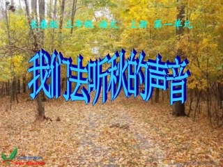 长春版三年级语文上册《我们去听秋的声音》PPT课件2【wwwedudownnet】
