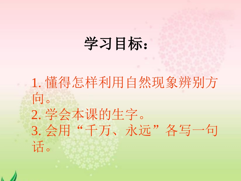 2016春二年级语文《要是你在野外迷了路》刘新华_第2页