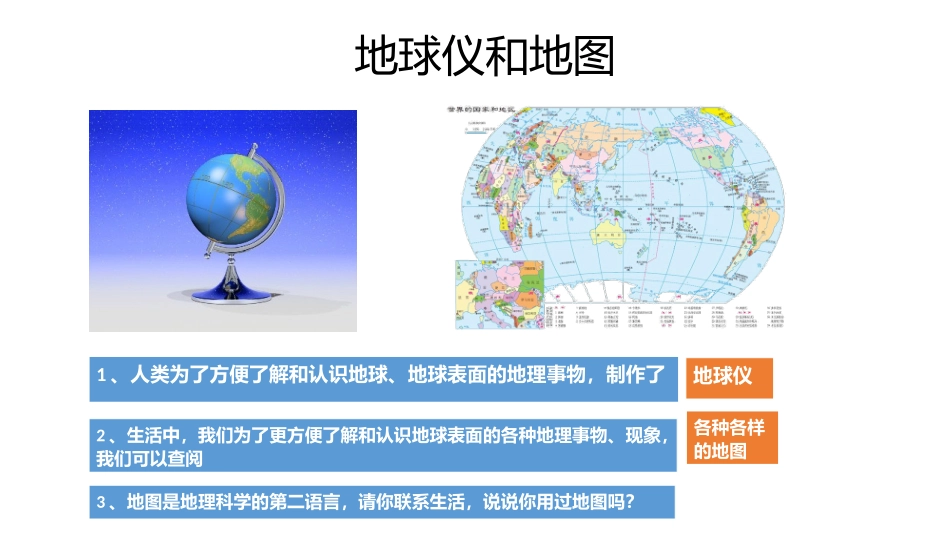 地图的阅读（人教版2011新课标·七年级）_第2页