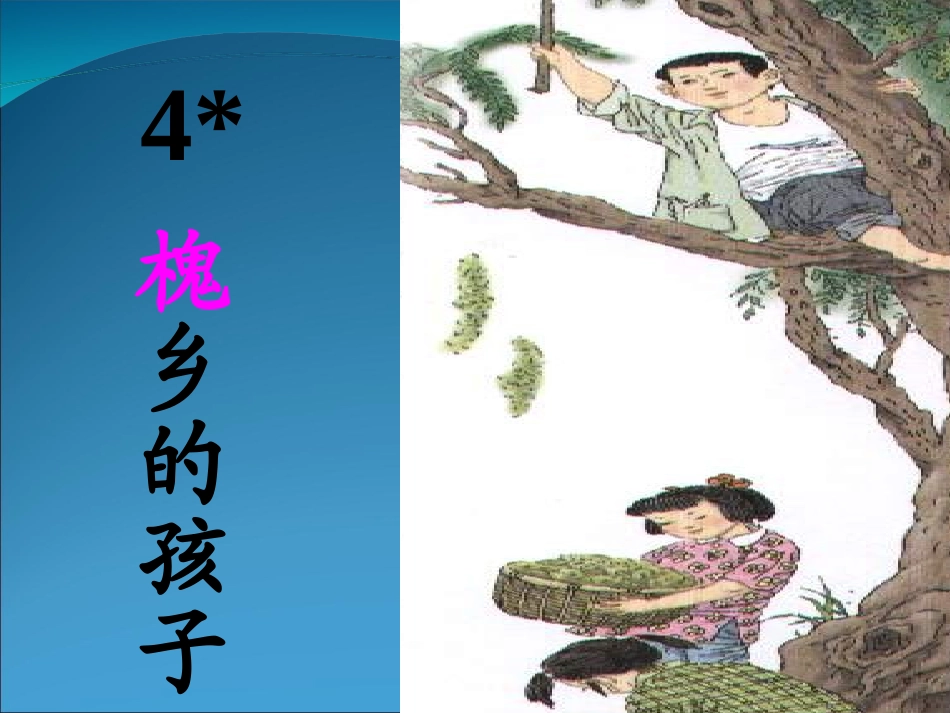 槐乡的孩子课件_第1页