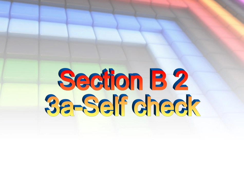 八年级英语下册Unit7SectionB2_第3页