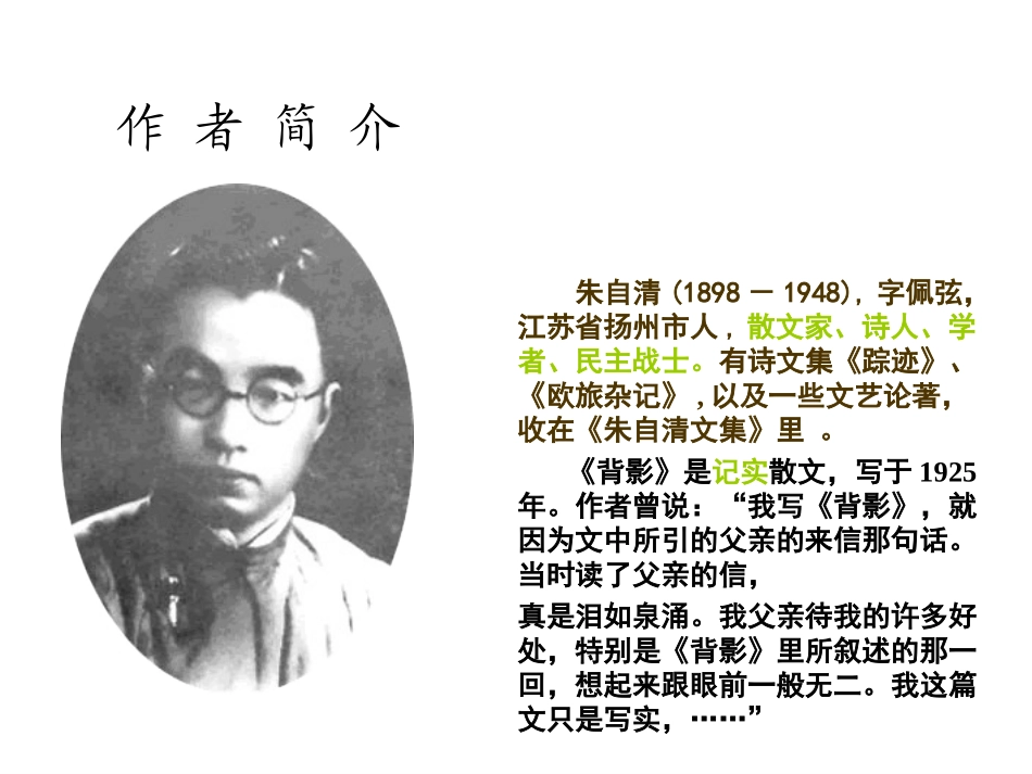 《背影》课件3_第2页