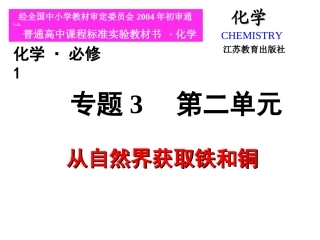 从自然界获取铁和铜 (3)