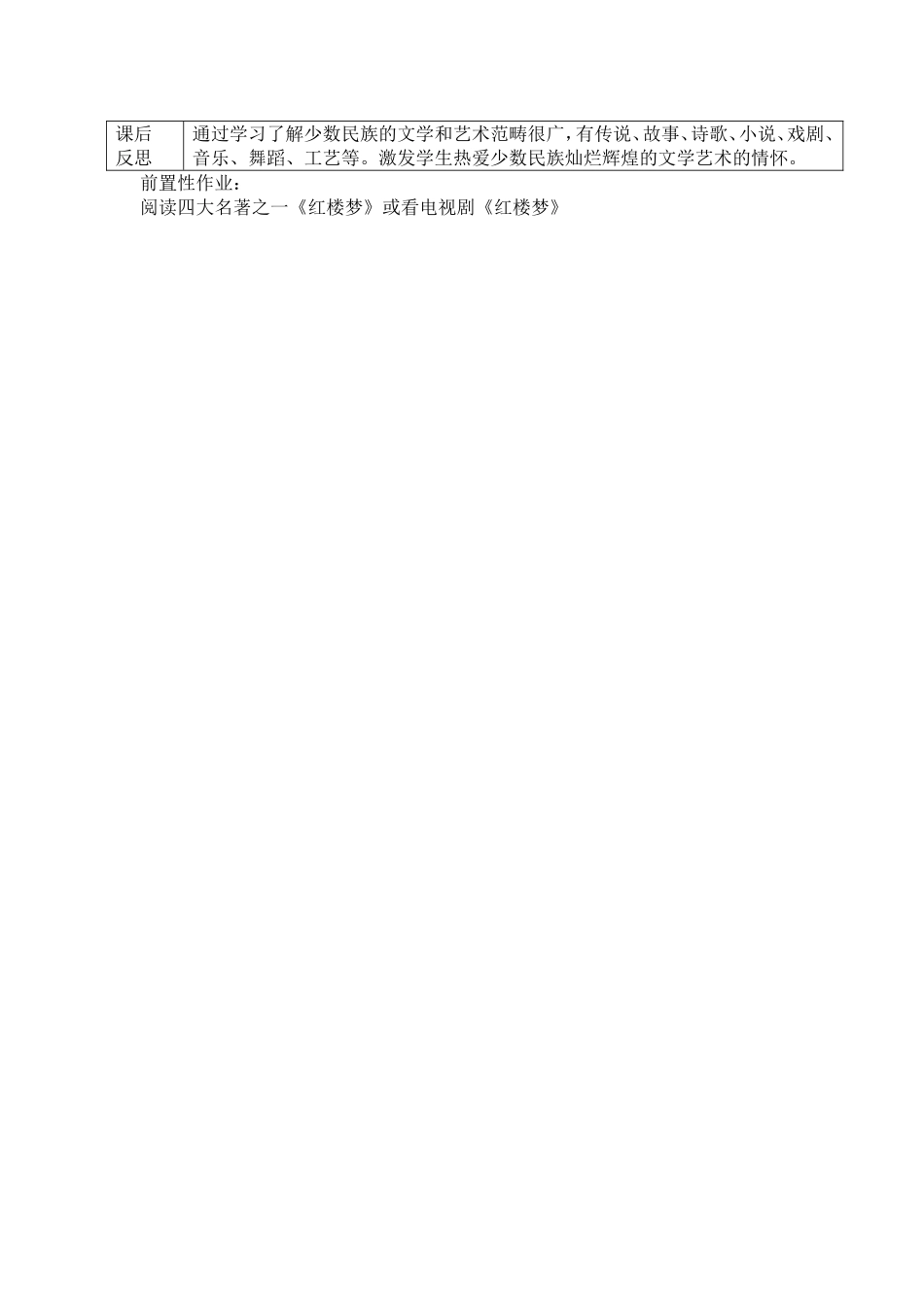 第二课时：第七课《灿烂辉煌的文学艺术》2导学案(3)_第2页