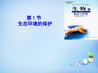 江西省安义中学高中生物6.1人口增长对生态环境的影响课件新人教版必修3