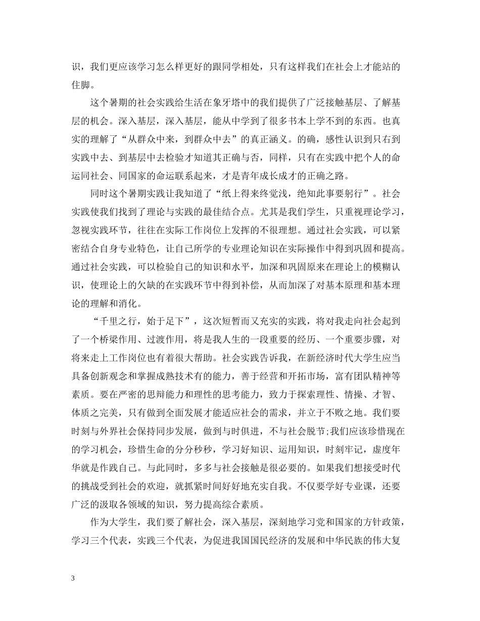 暑期社会实践个人总结4_第3页