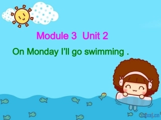 四下M3U2-On-Monday-I’ll-go-swimming