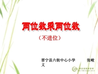 两位数乘两位数张峻义（六街二小）