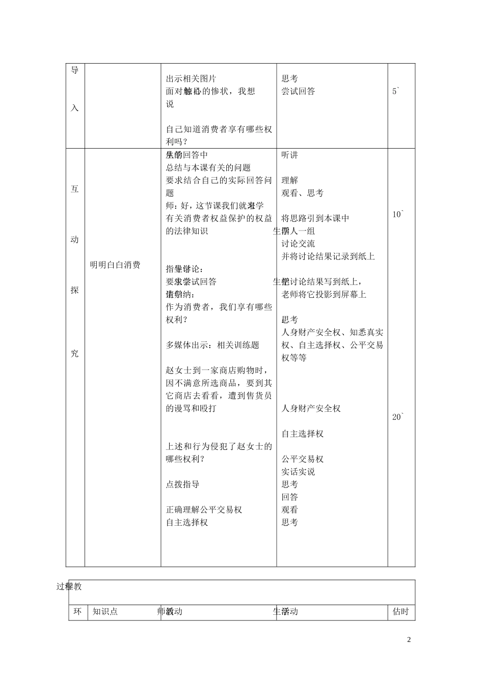 八年级政治上册4.9.3做个聪明的消费者教案鲁教版_第2页