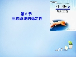 江西省安义中学高中生物5.5生态系统的稳定性课件新人教版必修3