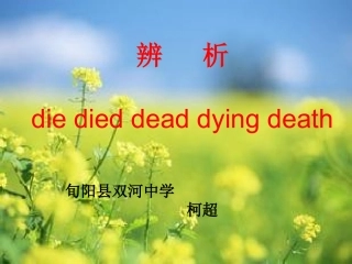 初中英语双河初级中学柯超