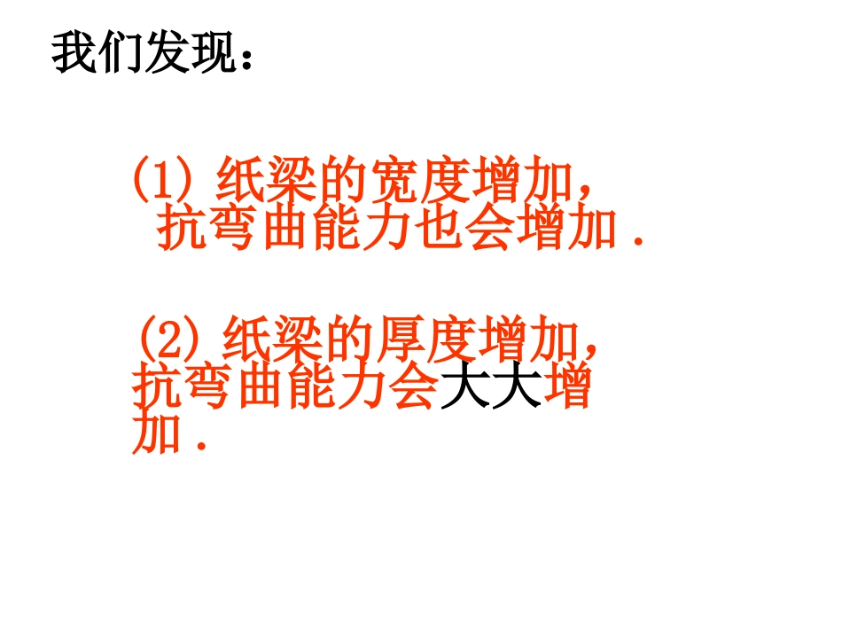 形状与抗弯曲能力_第1页