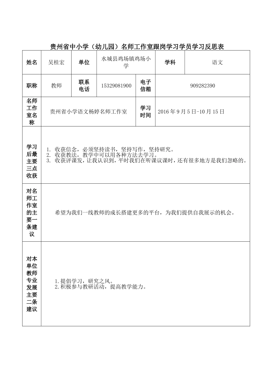 （吴桂宏）学习反思_第1页