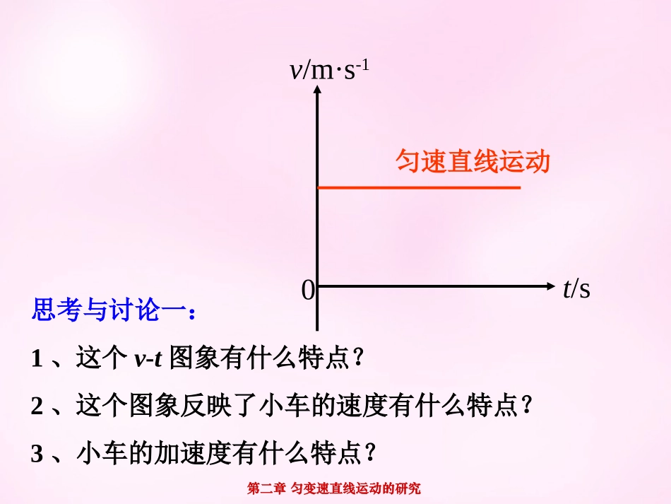 江西省永丰中学高中物理2.2匀变速直线运动的速度与时间的关系课件新人教版必修1_第3页