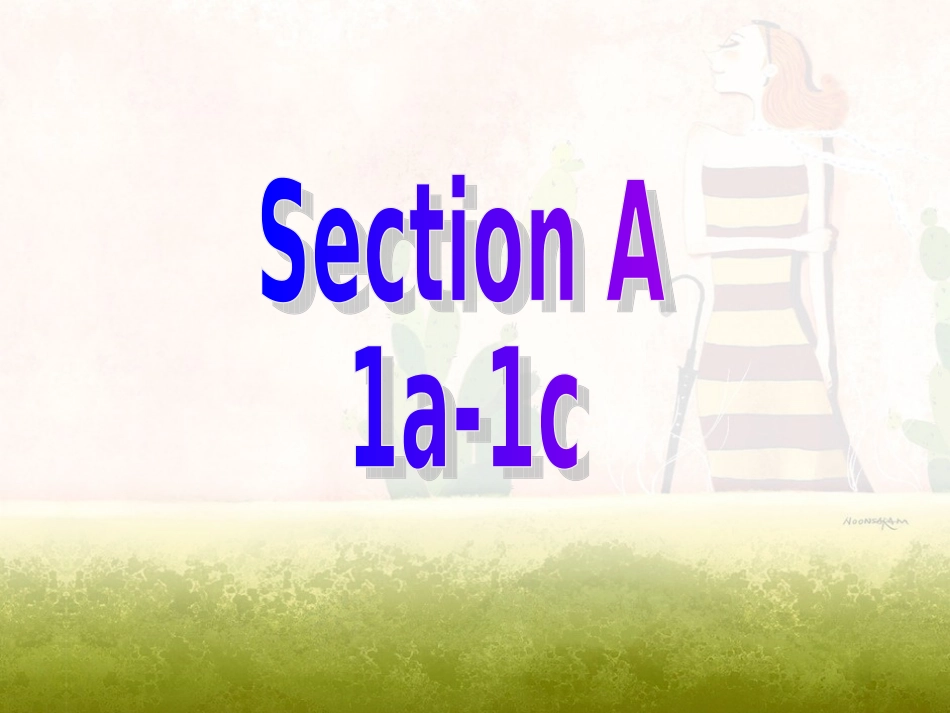 新人教版七年级英语上册unit2课件_第3页