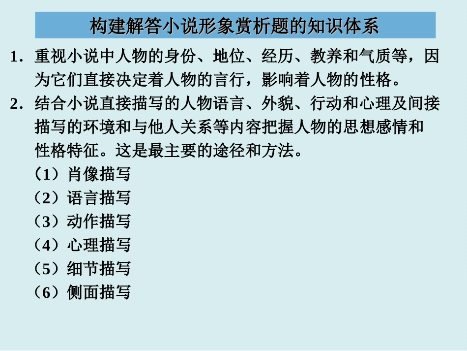 小说形象赏析_第3页
