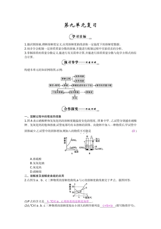 《第九单元复习》导学案