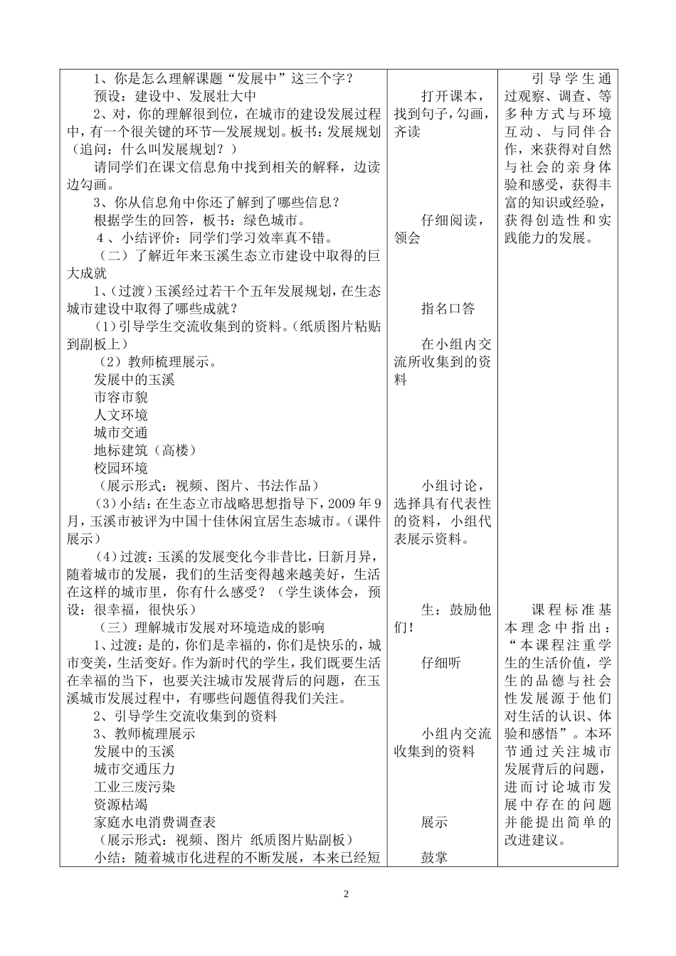 《发展中的城市》教学设计_第2页