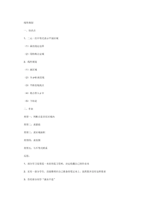 必修五线性规划