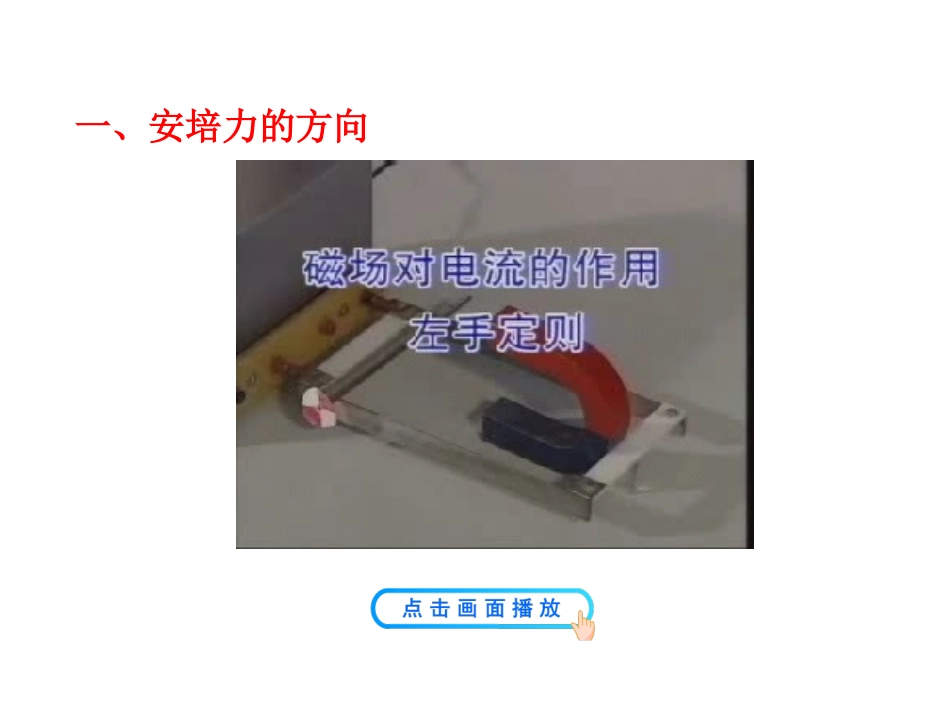 通电导线在磁场中受到的力课件晒课_第3页
