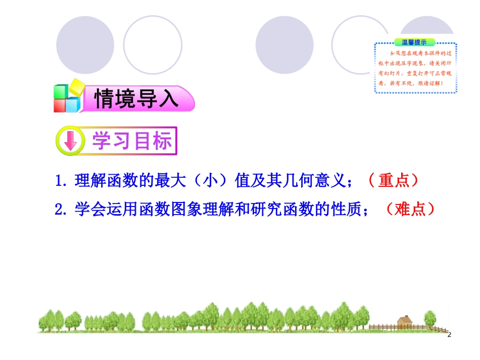 单调性与最大小值第课时函数的最大值最小值改_第2页