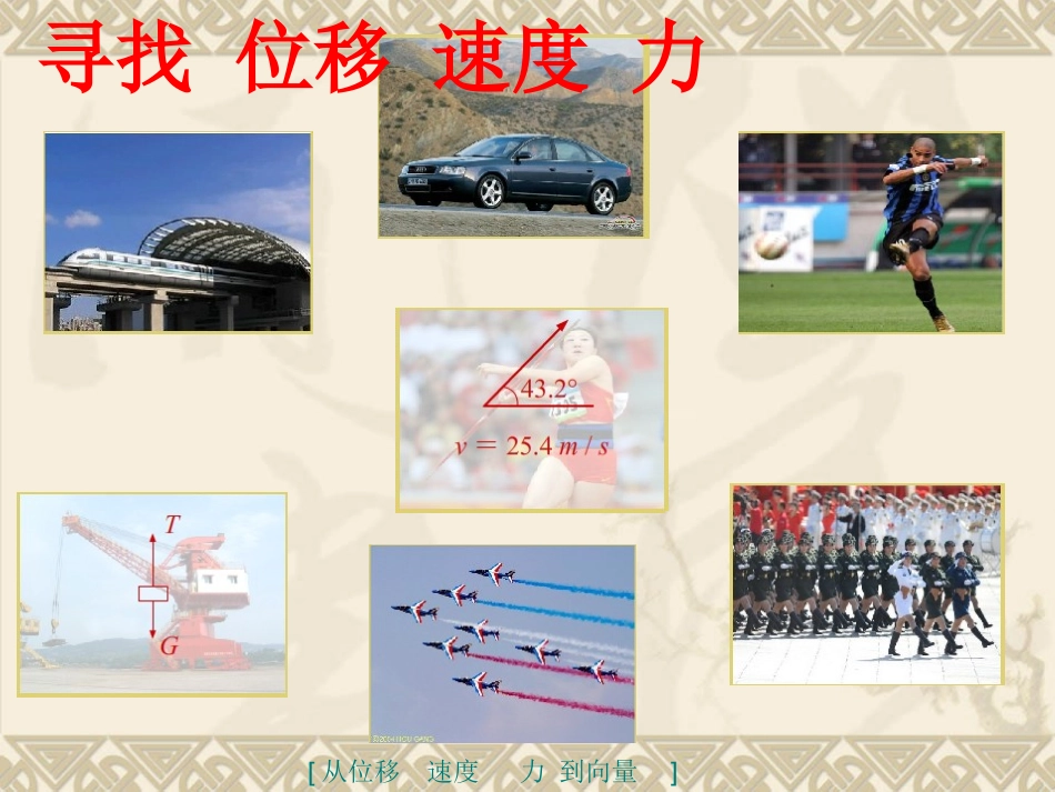 从位移、速度、力到向量教学课件_第3页