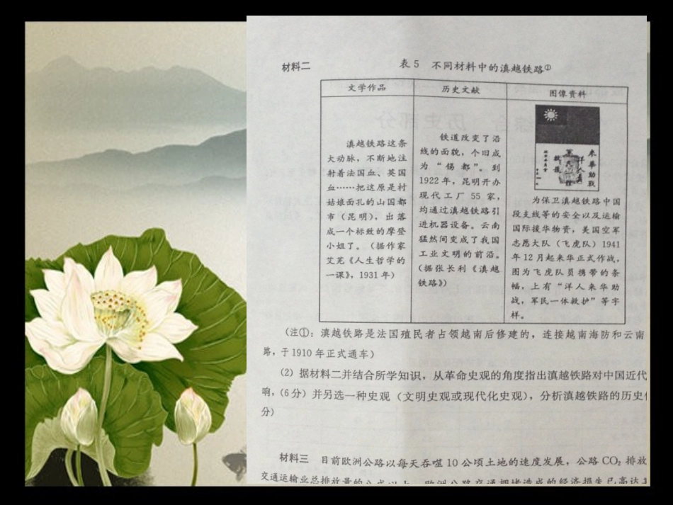 史学范式在高考中的运用_第1页