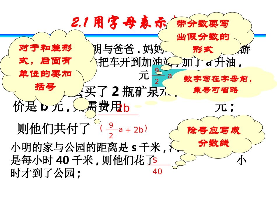 【精品课件3】21用字母表示数_第3页