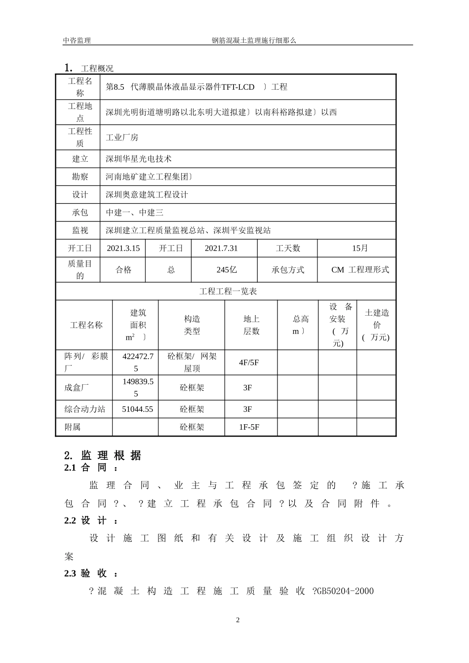 钢筋混凝土工程施工阶段监理实施细则_第3页