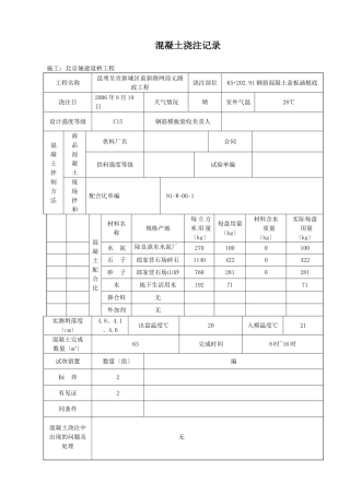 混凝土浇注记1