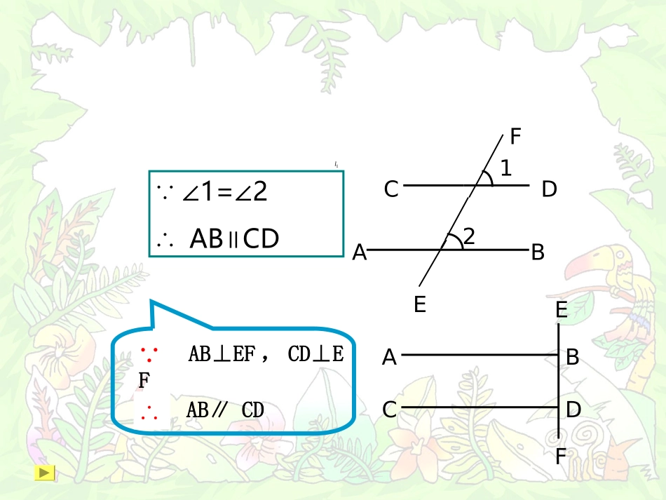 平行线的判定（）_第1页