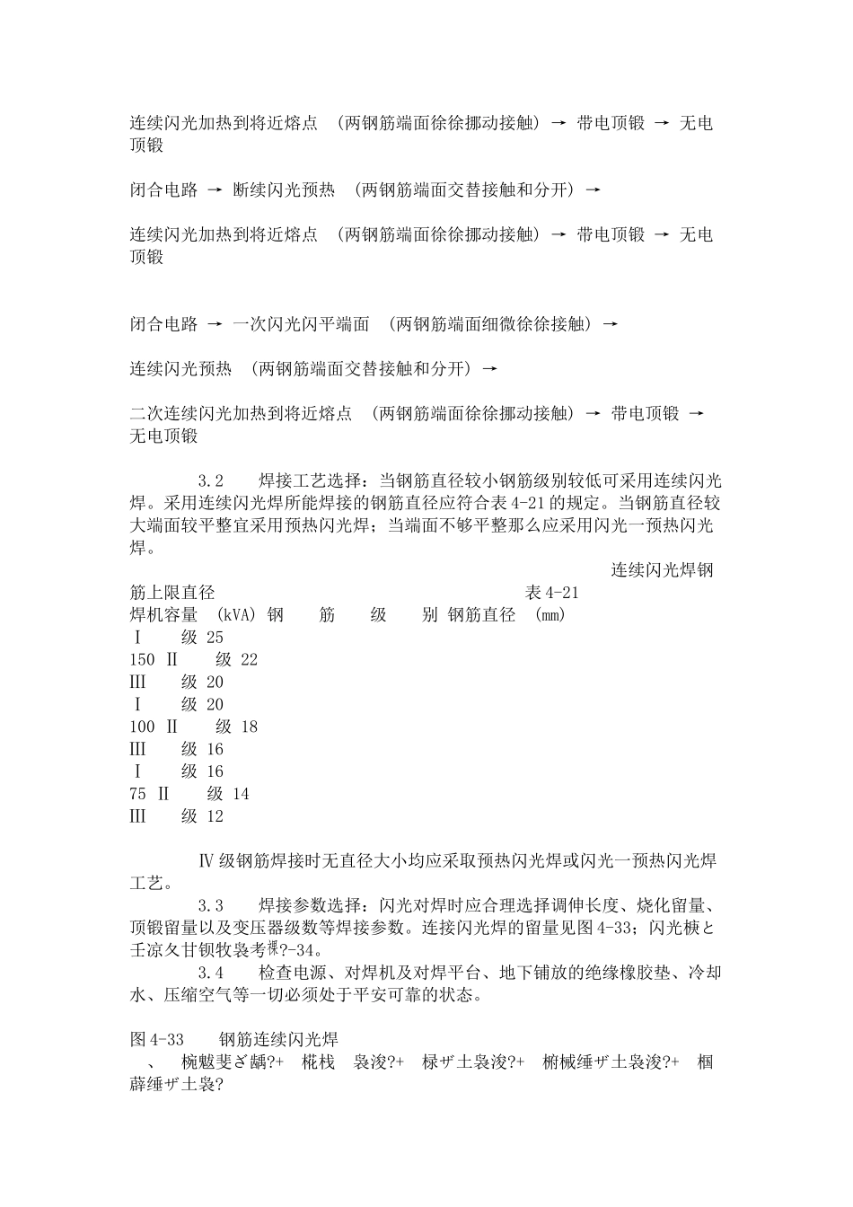 钢筋闪光对焊工艺标准（4-96）_第2页