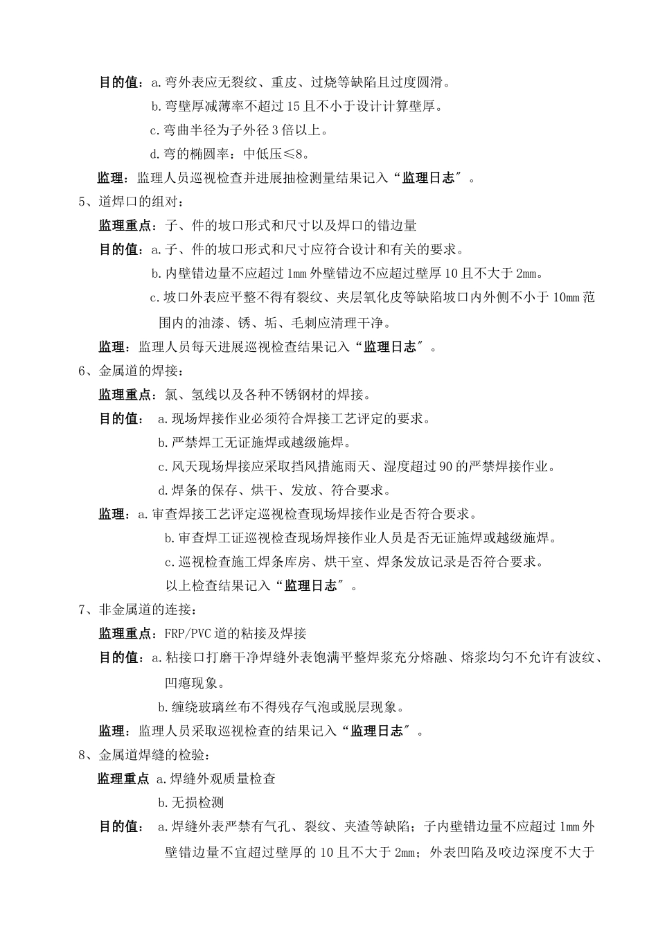 管道安装监理实施细则_第3页