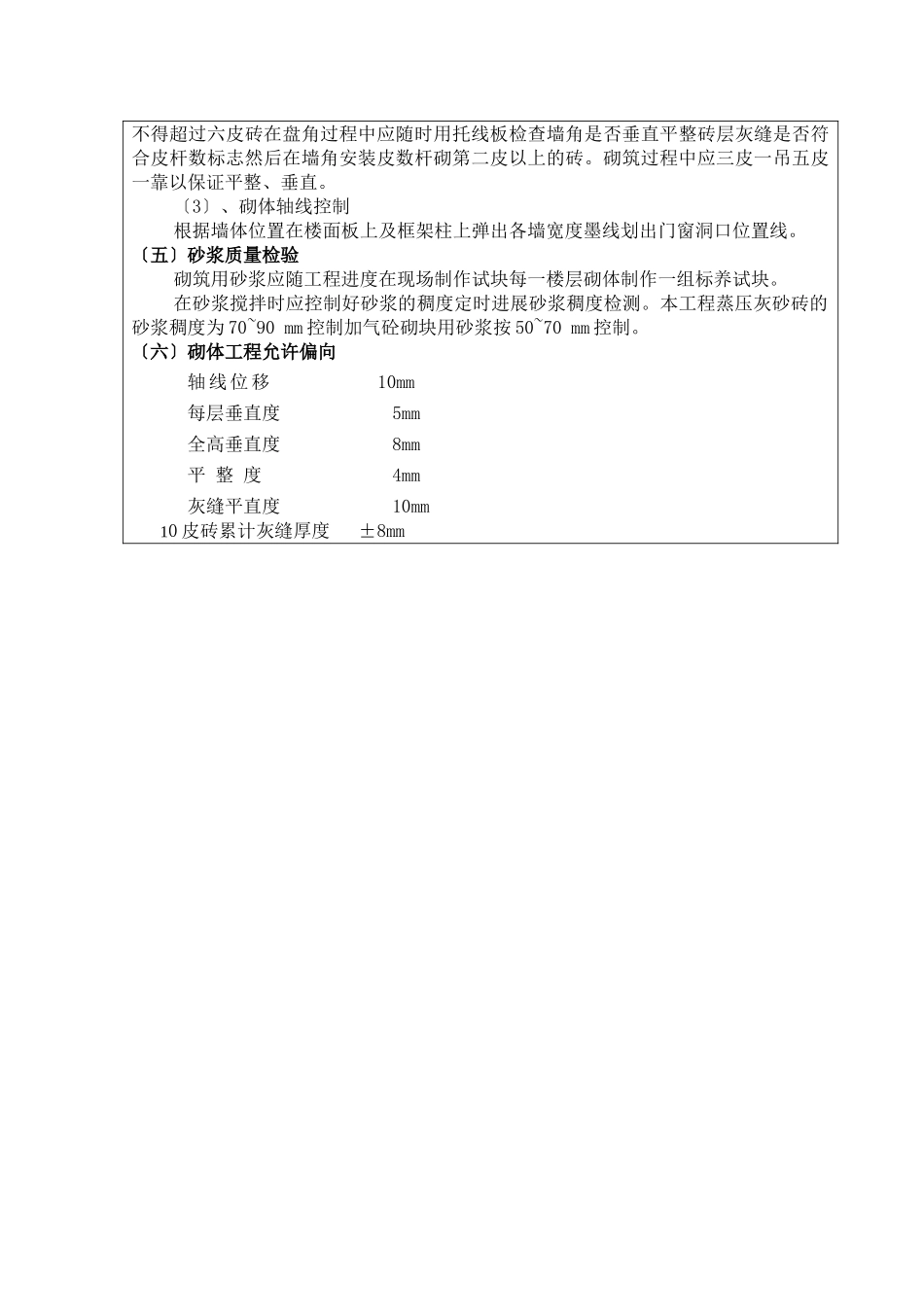 某填充墙砌体工程技术交底记录_第3页