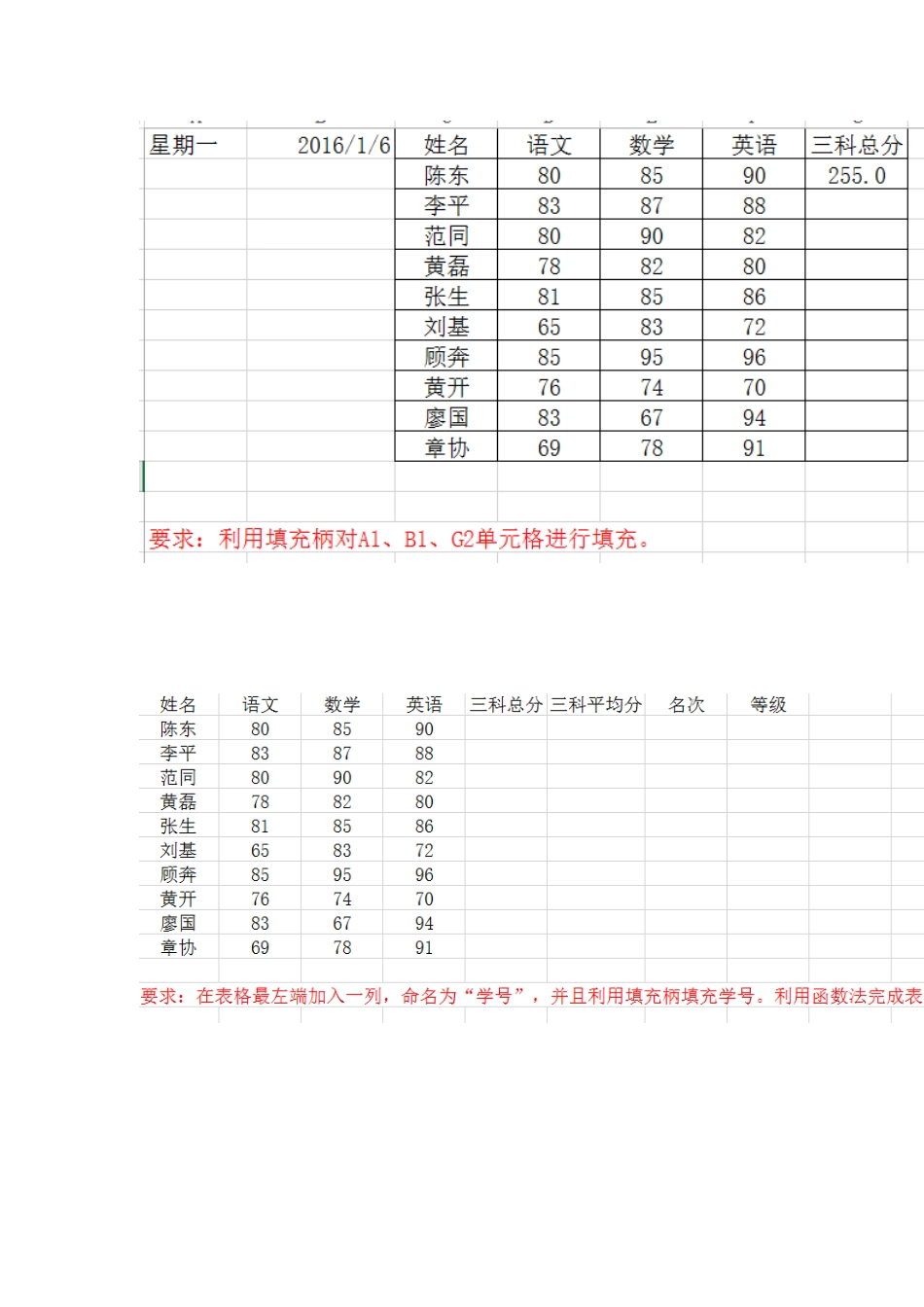 雷锋学校贺进教案《Excel数据的分析与统计》_第3页