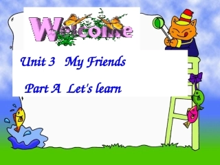 PEP小学英语四年级上册第三单元第一课时