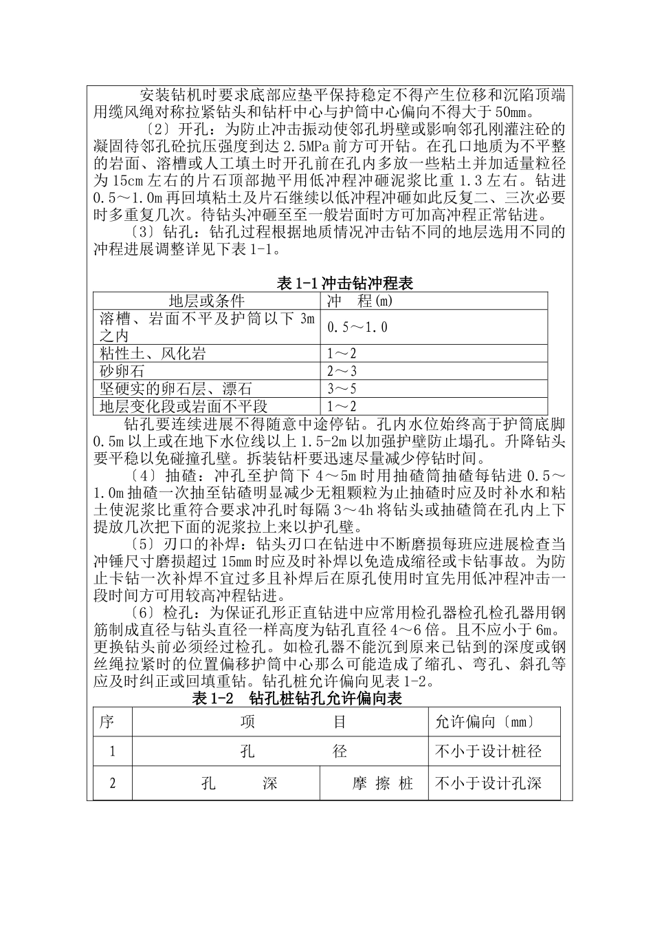 铁路工程钻孔桩施工技术交底_第2页