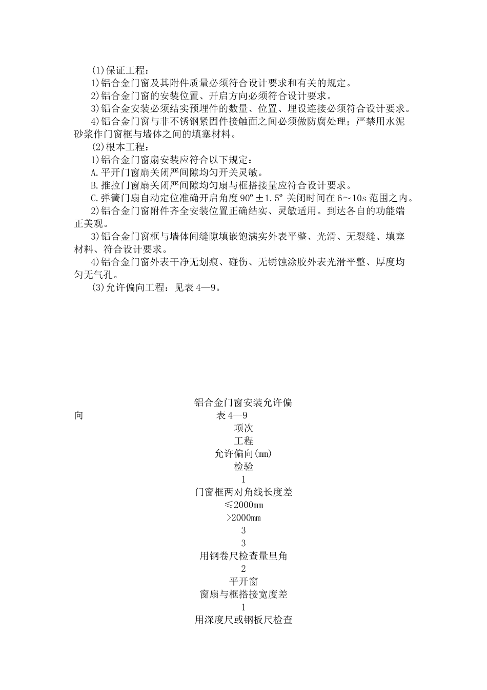 铝合金安装技术交底_第3页