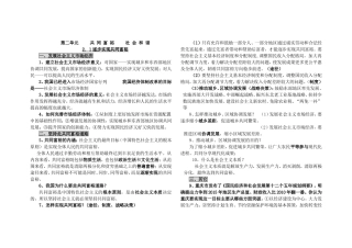 2013年新粤教版九年级政治第二单元提纲整理（绝对值得下载）