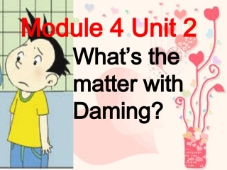 五上M4U2-What's-the-matter-with-Daming