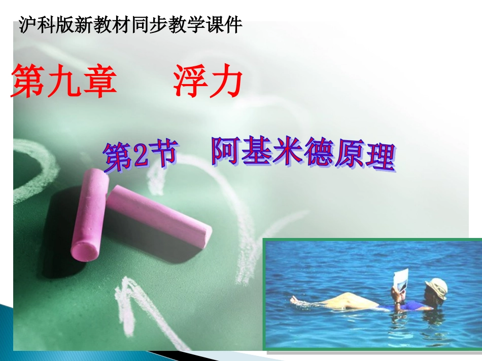 第二节阿基米德原理（上课用）_第1页