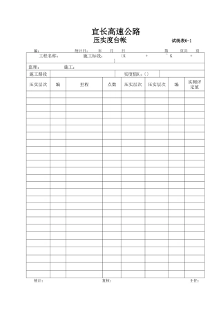 压实度报告台帐6--1