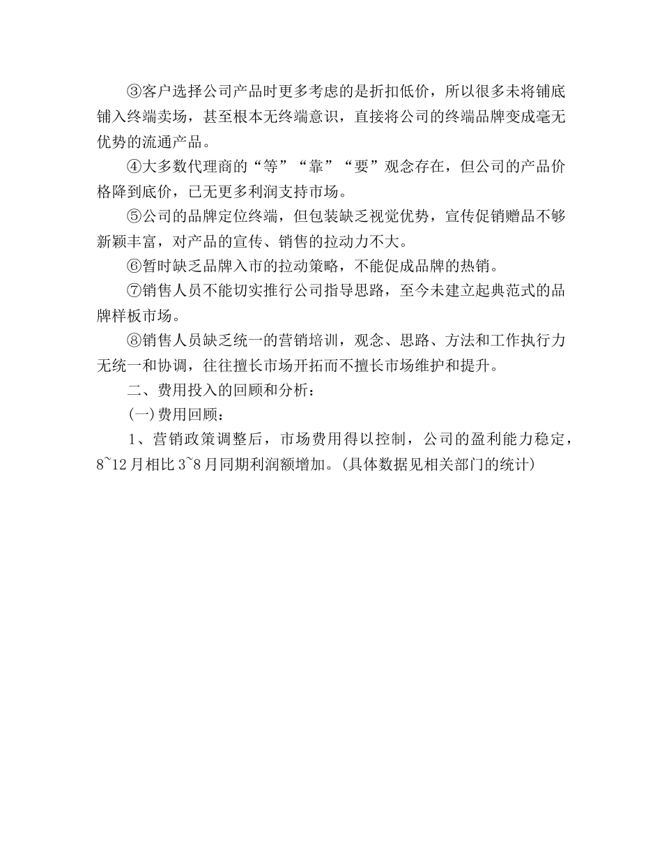 销售总监年终工作总结范文 (2) _第2页