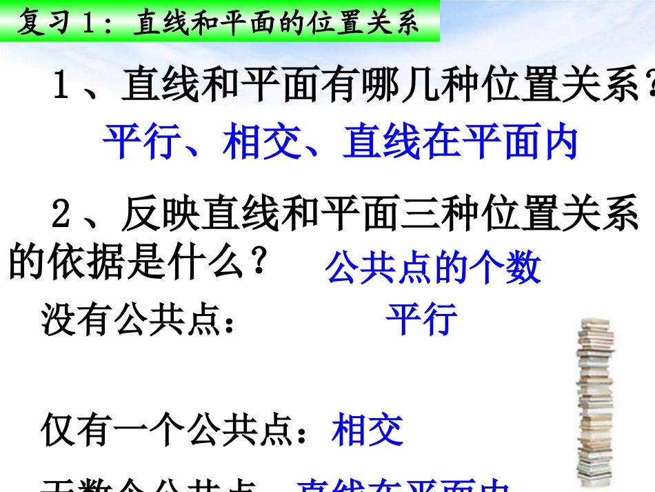 直线与平面平行性质_第2页