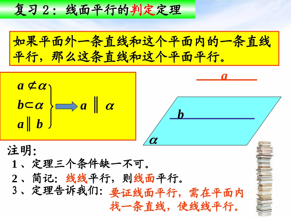 直线与平面平行性质_第3页