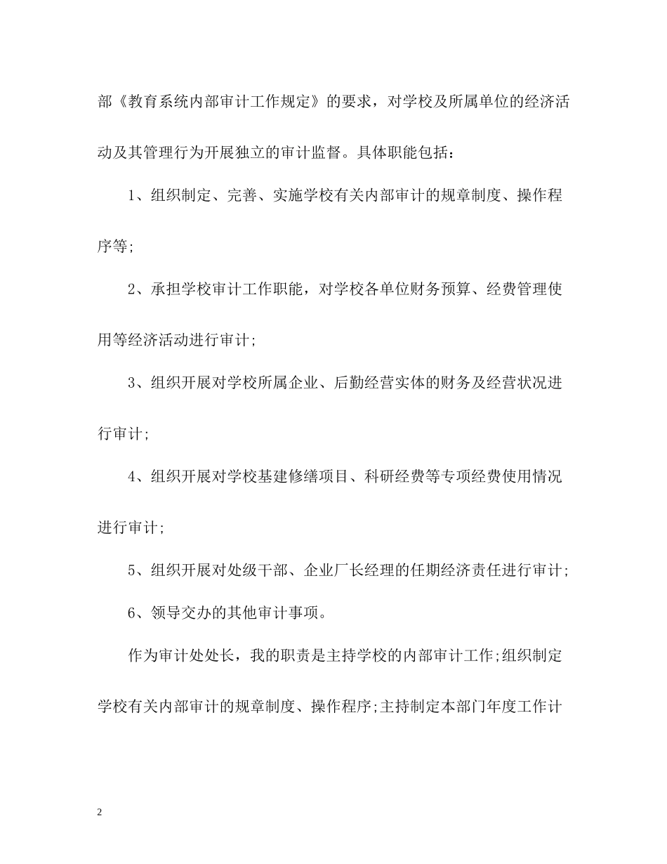 学校审计试用期工作总结_第2页