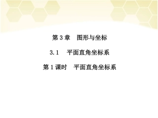 第1课时平面直角坐标系 (2)